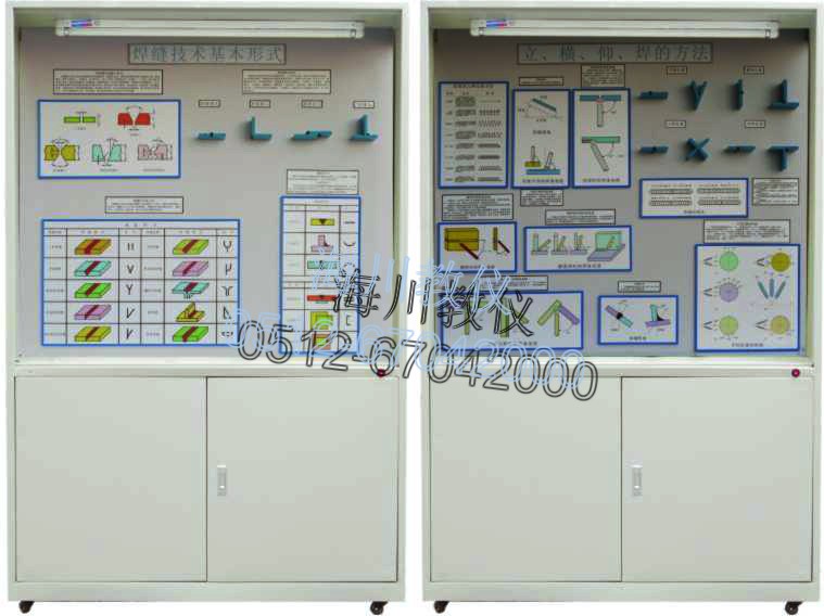 焊、鉚工工藝學(xué)示教陳列柜產(chǎn)品圖片